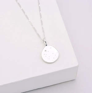 Linda Tahija Gemini Zodiac Figaro Necklace Silver