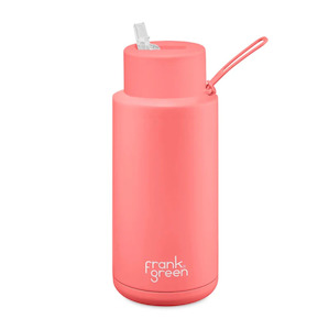 Frank Green 1 Litre Ceramic Reusable Bottle Peach