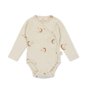 Soft furnishing: Konges Sløjd Classic Long sleeve Bodysuit Moon