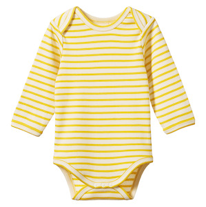 Nature Baby Long Sleeve Bodysuit - Sunburst Sailor Stripe