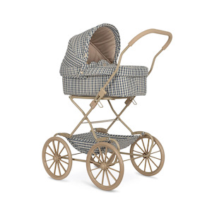 Konges Sløjd Doll Pram Captain's Blue Check