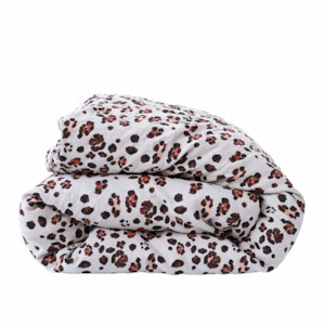 Society Of Wanderers Leopard Duvet Cover