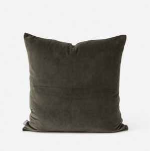 Soft furnishing: Citta Cotton Velvet Cushion Cover - Nori