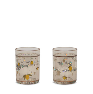 Konges Sløjd 2 Pack Glitter Cups Lemon