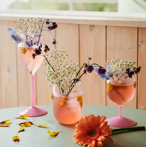 Soft furnishing: Kip & Co Flower Power Tumbler Glass 2P Set