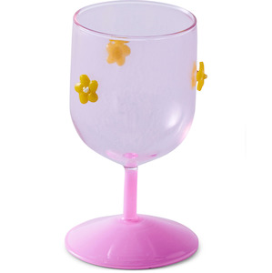 Kip & Co Flower Power Wine Glass 2P Set