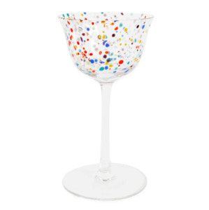 Kip & Co Party Speckle Coupe Glass 2 Set