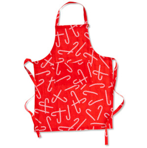 Kip & Co Candy Cane Linen Apron