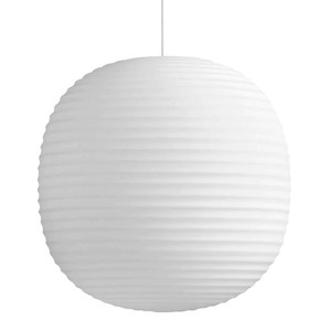 Soft furnishing: New Works Lantern Pendant - White Large