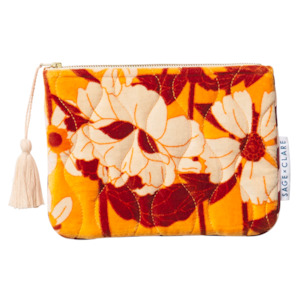 Sage & Clare Bernanda Velvet Pouch - Valencia