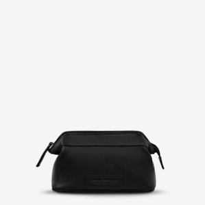 Status Anxiety Thinking Of A Place Toiletries Bag Black