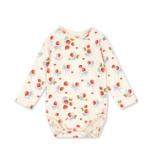 Konges Sløyd Basic Long Sleeve Bodysuit Marmalade