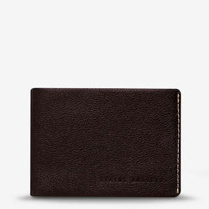 Status Anxiety Otis Wallet Chocolate