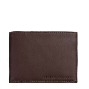 Status Anxiety Noah Wallet - Choc