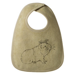 Soft furnishing: Nature Baby Reversible Bib - Guinea Pig Gala