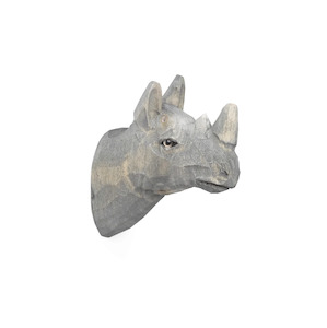 Soft furnishing: Ferm Living Animal Hand-carved Hook Rhino