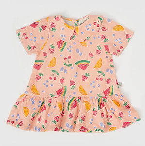 Soft furnishing: Goldie & Ace Mila Drop Waist Linen Dress Fruit Salad