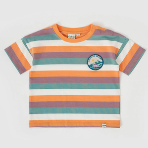 Goldie & Ace Dino Valley Nostalgia Stripe T-Shirt