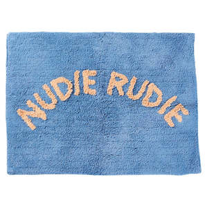 Sage & Clare Tula Nudie Rudie Bath Mat - Cornflower