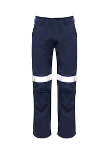 Mens Orange Flame Traditional Style Taped Work Pant - ZP523