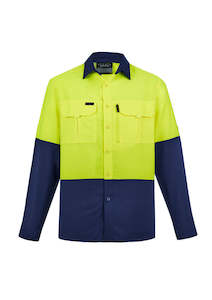 Mens Hi Vis Outdoor Long Sleeve Shirt - ZW468