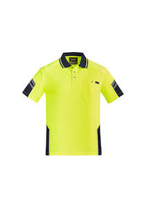 Mens Hi Vis Reinforced Squad Short Sleeve Polo - ZH465