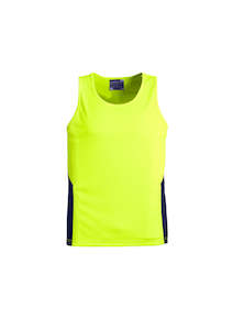 Clothing manufacturing: Mens Hi Vis Squad Singlet - ZH239