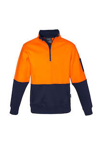 Clothing manufacturing: UNISEX HI VIS CREW SWEATSHIRT - ZT475