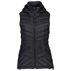 Mary-Claire Women's 90/10 Packable Down Vest - Black