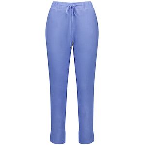 Goldie Women's Linen Pant - Pool Blue