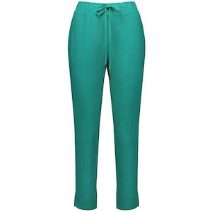 Goldie Women's Linen Pant - Dynasty Green