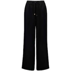 Isla Women's Linen Pant - Black