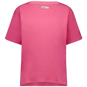 Charlotte Women's Cotton Tee - Hot Pink