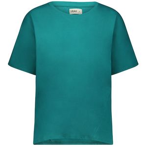 Charlotte Women's Cotton Tee - Dynasty Green