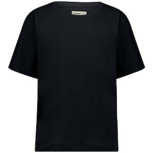 Charlotte Women's Cotton Tee - Black