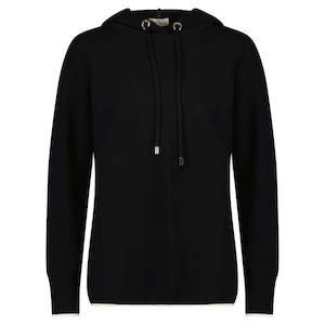 Dot Women's Hooded Sweater - Black