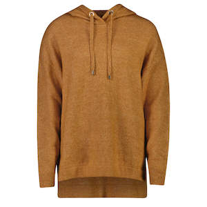 Aria Women's Hooded Sweater - Amber