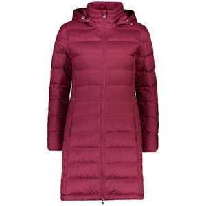 Sarah Women's 90/10 Packable Down Coat - Berry