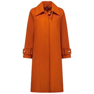 Maddie Women's Wool Coat - Pumpkin