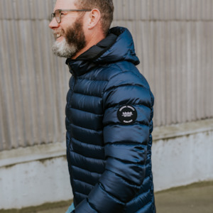 Jimmy Men's 90/10 Packable Down Jacket - Navy