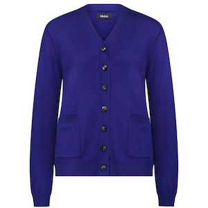 Claire Women's Button-Up Cardi - Blue Depths