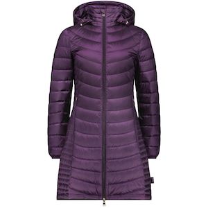 Judy Women's 90/10 Packable Down Coat - Midnight Plum