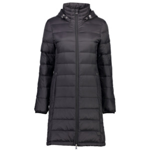 Sarah Women's 90/10 Packable Down Coat -Black