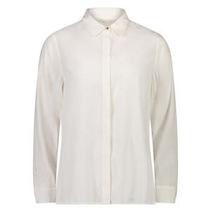 Katie Women's Cupro Blouse - Coconut Milk