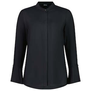 Joleen Women's Cupro Blouse - Black