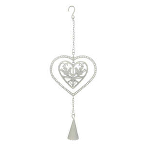 Country Chic hanger birds inside heart