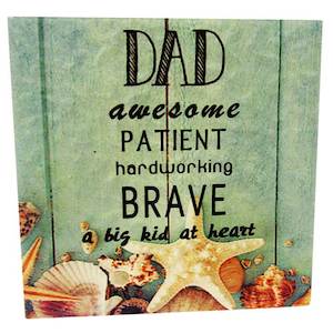 Message tile dad