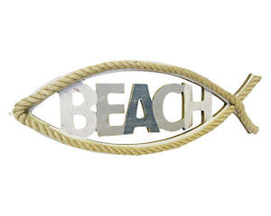 Beach fish sign