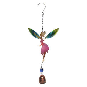 Christmas: Garden glass fairy pink