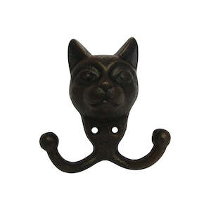 Cats And Dogs: Cat double coat cast iron hook